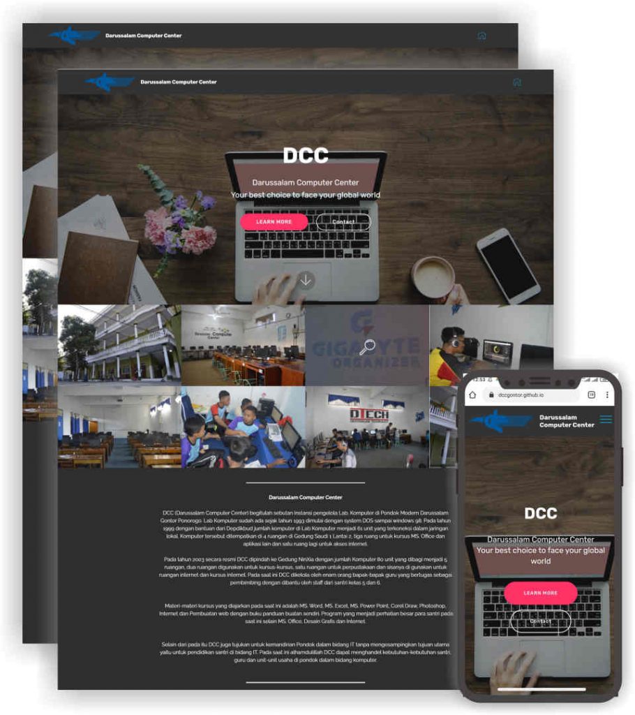 Website Portofolio 10 elshobah developer - dcc gontor